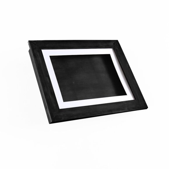Interchangeable Artwork Frame w/ Storage – 9" x 12" Black - Picture 2 of 5